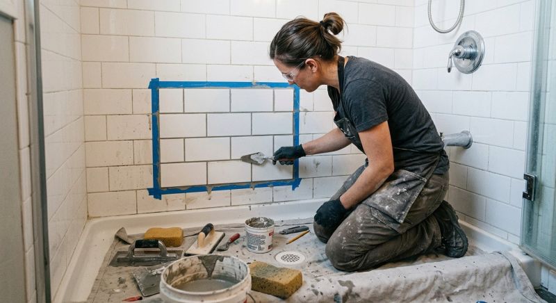 Shower Tile Repair in Alpharetta, GA