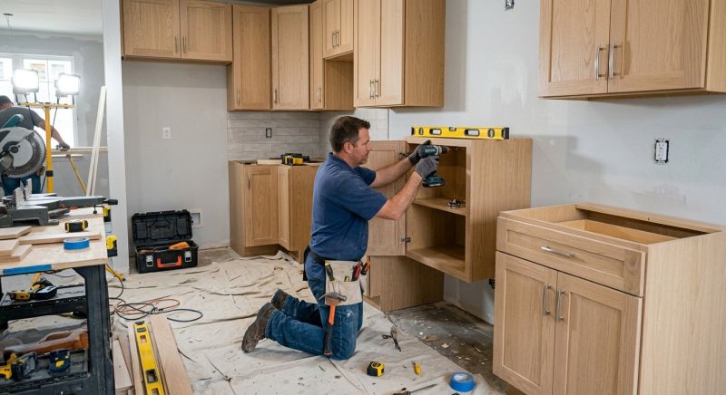 Wood Cabinet Installation in Dayton, OH